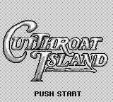Cutthroat Island title screen for GameBoy